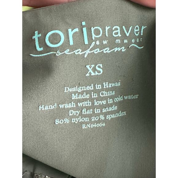 Tori Praver green bikini set top size Small bottom size X Small - Picture 7 of 14